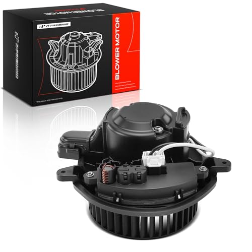 Image of A-Premium Front HVAC Blower Heater Motor Compatible with Chevrolet, GMC & Cadillac Models - Silverado 1500 2019-2023, Tahoe, Suburban, Sierra 1500 /2500 HD /3500 HD, Yukon XL, Escalade, with Fan Cage
