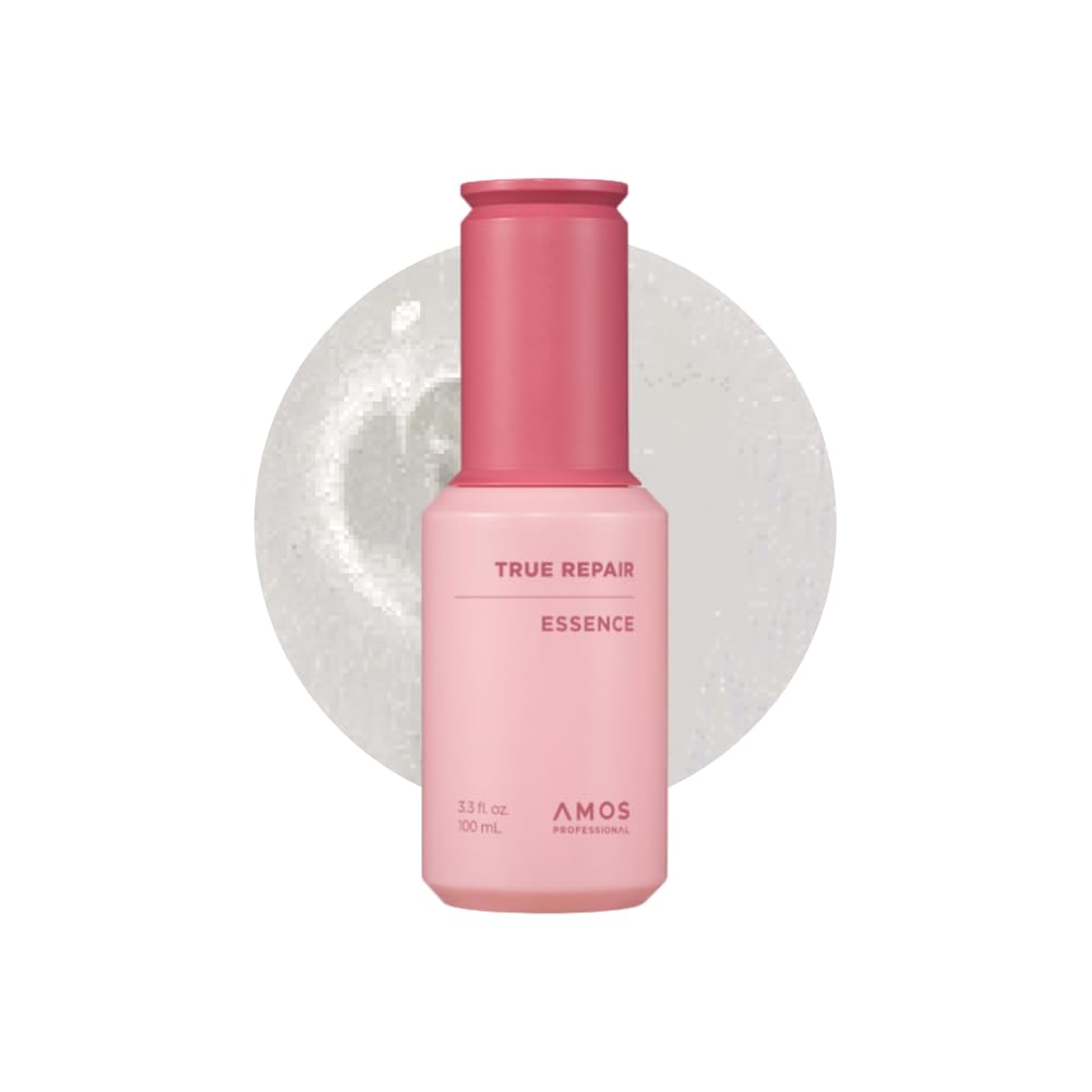 Amos True Repair Essence, 3.4 fl oz (100 ml), Hair Oil, Hair Care, Weak Acid, Damage Care, Official AMOS Professional