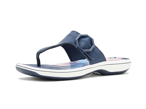 Image of Clarks Women's Breeze Cove Cloudsteppers Flip-Flop