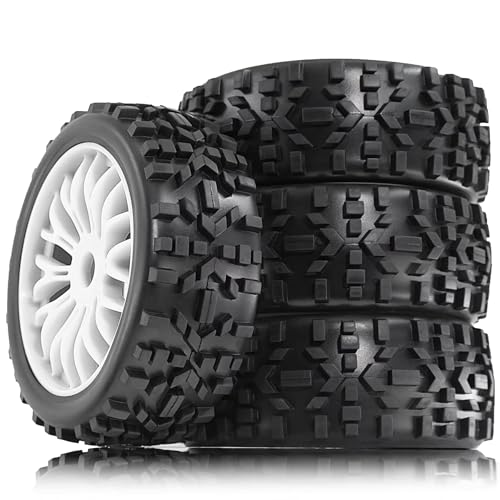 RC�J�[�̃^�C���ƃz�C�[�� Compatible With Arrma For HSP For Redcat For Kyosho For Exceed For Traxxas For HPI For XTR 1/8 RC�J�[�p�S���^�C�� �v���X�`�b�N�z�C