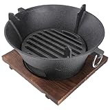 Poêle à charbon de bois pour barbecue d'extérieur - fabriqué en matériau durable pour une utilisation prolongée, poêle à charbon de bois d'extérieur