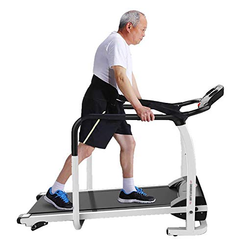 Image of Folding Treadmills Treadmill Middle Aged and Elderly Slow Speed Electric Walkinghine Treadmill Folding Armrest Fitness Equipment