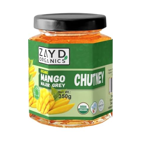 Zayd Organic Mango Chutney 12.3oz Cover
