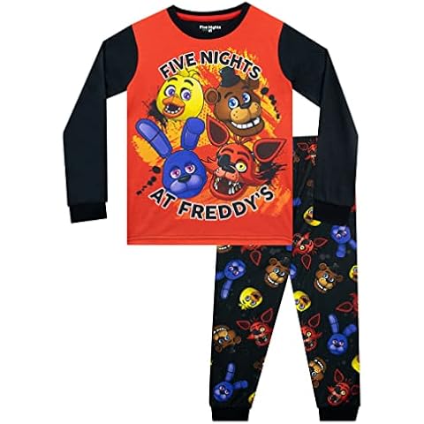 FIVE NIGHTS AT FREDDY'S Boys FNAF Pyjamas Red Age 10 to 11 Years Cover