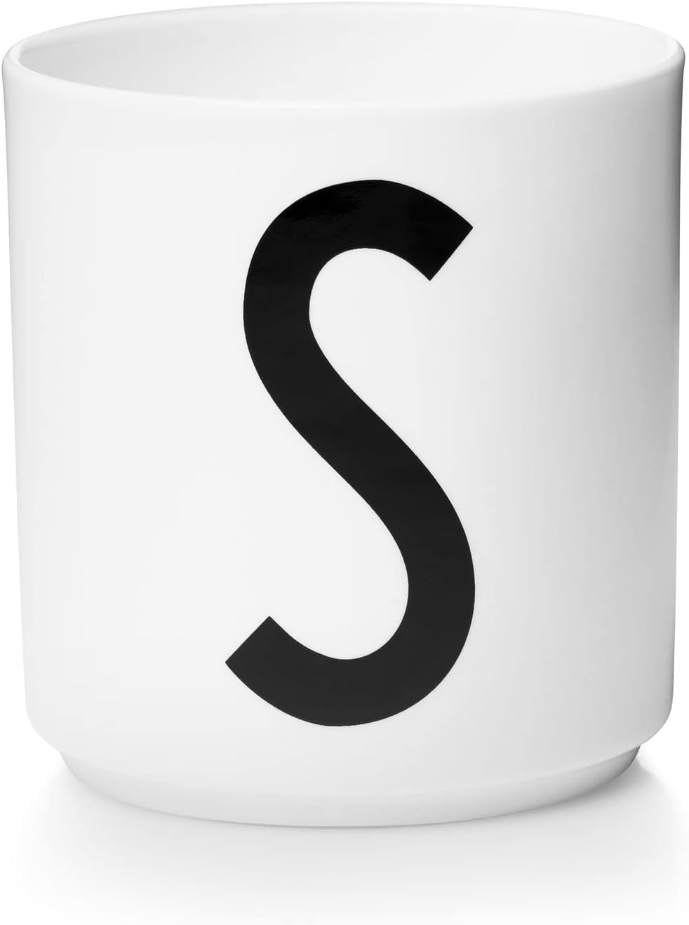 Design Letters Porcelain Coffee Mug | Gifts for Mom | Initial Coffee Cup Perfect Ceramic Cup Used as Bathroom Accessories/Tumbler/Makeup Brush Holder | Monogrammed Gift for Her