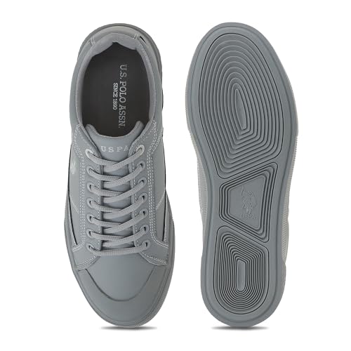 Image of U.S. Polo Assn. USPA|Ruben 2.0|Grey Stylish Casual Sneaker Shoes for Men