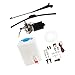 12V Windshield Wiper Motor Kits with Adjustable Washer Bottle for UTV ATVs Offoads Vehicle Utility Task Trucks UTV Plastic+Metal Wiper Easy Installation