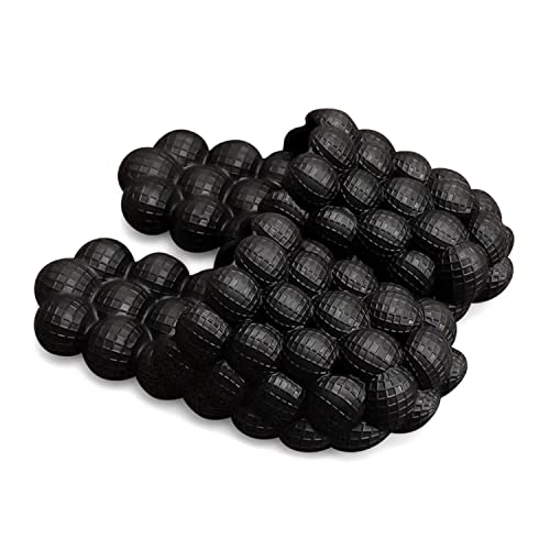 Massage Bubble Slides Slippers for Women Men,Mukinrch Funny Lychee Non-slip Spa Slippers,Gym House Slippers Shower Bedroom Slippers, Soft Pillow Stress Relief Slide,Reflexology Sandals for Ladies slides