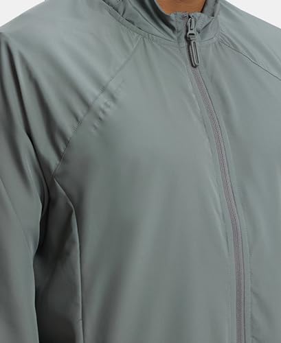 Image of Jockey MV40 Men Microfiber Water Resistant Convertible Active Wear Hoodie Jacket