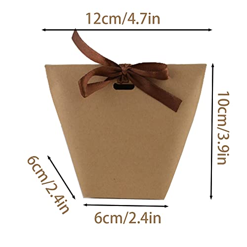 50 Pezzi Sacchetto Carta Kraft Regalo,Sacchetto di...