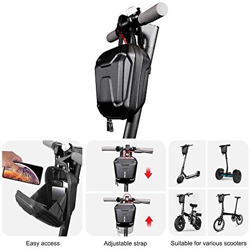 RuleaxAsi Saco de armazenamento de scooter, Saco de guiador de scooter à prova de chuva, Substituiçã