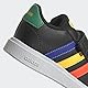 adidas Unisex Baby Grand Lifestyle Hook and Loop Shoes Tennisschuhe, Core Black/Lucid Blue/Court Green, 19 EU