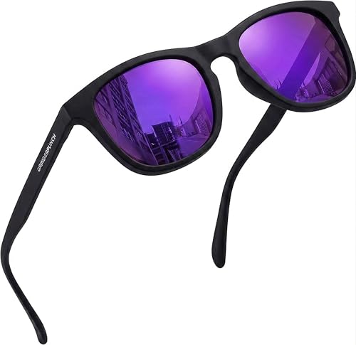 Image of grinderPUNCH Womens Polarized Sunglasses UV400 Protection Classic Retro Driving Sun Glasses Trendy Fashion Shades