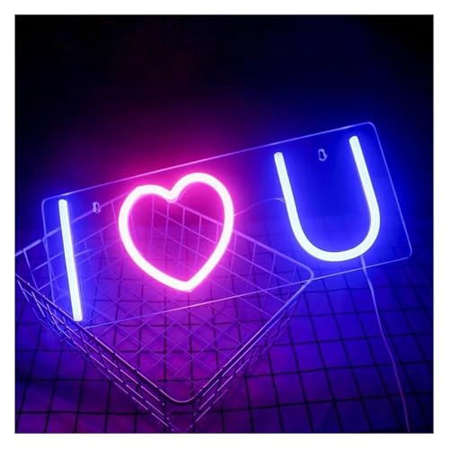 Enseigne lumineuse néon Love pour une décoration de table romantique
