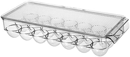 Kitchen Refrigerator Freshness Box Egg Freshness Storage Box Transparent Glove Box Seperated with Lid Egg Box