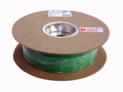ユタカメイク PEカラーロープドラム巻 グリーン 3mm×200m RE-73
