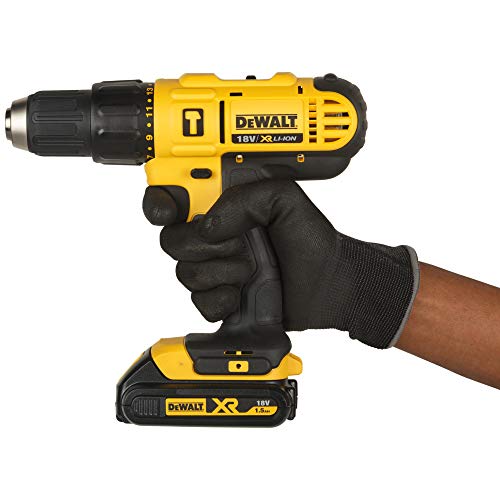 Image of DEWALT DCD776S2 18V 13mm XR Lithium-Ion Cordless Hammer Drill Machine /Driver with 2x1.5 Ah Batteries