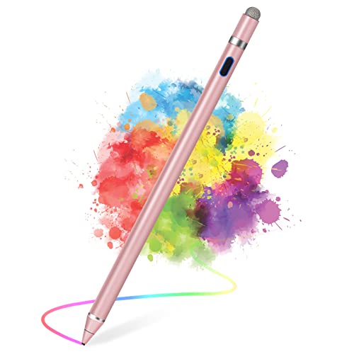 Image of Active Stylus Pens for Touch Screens, Active Pencil Smart Digital Pens Fine Point Stylist Pen Compatible with iPhone iPad,Android Smart Phone&Tablet Writing Drawing by maylofi