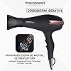 Professional-Ionic-Salon-Hair-Dryer-Powerful-2200-watt-Ceramic-Tourmaline-Blow-Dryer-Pro-Ion-Quiet-Hairdryer-with-2-Concentrator-Nozzle-Attachments-Best-Soft-Touch-Body-Black-Rose-Gold Professional 2200W Ionic Salon Hair Dryer - Professional Blow Dryer - Lightweight Travel Hairdryer for Normal & Curly Hair Includes Volume Styling Nozzle