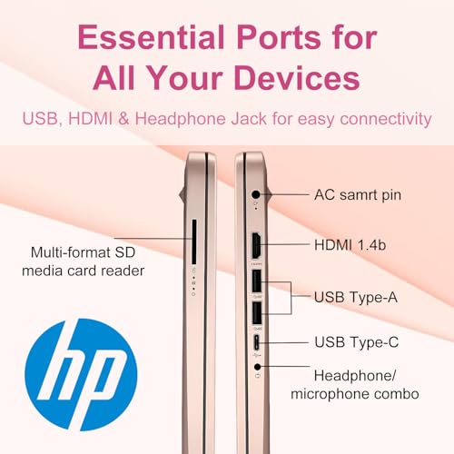 Ultrabook HP Slim 14'' Rosa con 16GB RAM y 192GB SSD miniatura 7