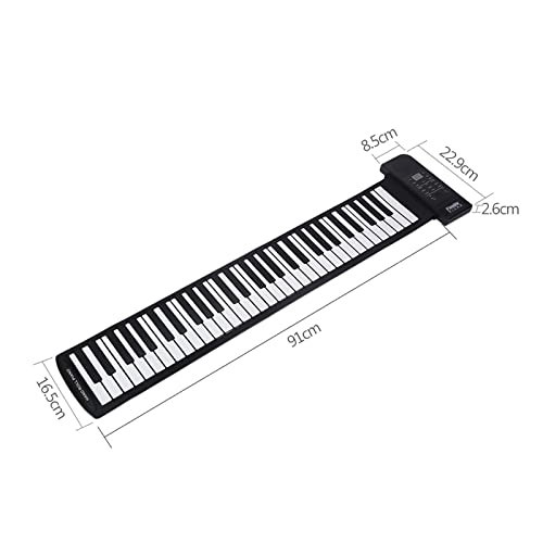 Piano Enroulable à 61 Touches, Piano à Clavier Enroulable Portable, Piano Portable Numérique Amélioré, Piano à Clavier… - Les Beatles, Paul McCartney, John Lennon, RIngo Starr, George Harrison Piano Enroulable à 61 Touches, Piano à Clavier Enroulable Portable, Piano Portable Numérique Amélioré, Piano à Clavier… – Image 6