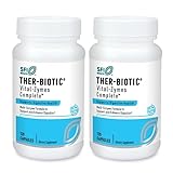 Klaire Labs SFI Health Vital-Zymes Complete Digestive Enzymes - Aids Digestion and Breakdown Proteins, Peptides, Carbs, Sugars, Fats & Fibers - 20 Active Enzymes (DPP-IV Activity) (120 Count / 2 Pack)