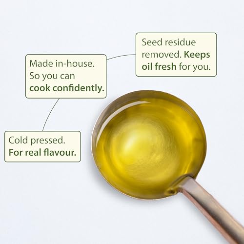 Gramiyaa Wood Cold Pressed Groundnut Oil (Peanut Oil) - 4 Ltr | 100% Pure Unrefined Marachekku Oil/Kachi Ghani Oil | Chemical & Cholesterol Free Healthy Cooking Oil for Daily Use