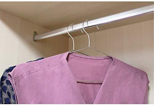 Image of JAGMOOLYA Products Strong Metal Wire Hangers Clothes Hangers, Coat Hanger, Aluminum Hanger, Suit Hanger, Dress Hanger (Pack of) (20)