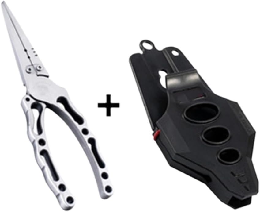 Fishing Pliers Fishing Pliers Multifunction Luya Pliers Fishing Tool Set Clamp Pliers Fishing Tackle Split Ring Pliers Wire Cutter Fishing Equipment
