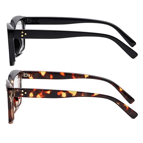 Image of JOVAKIT Non Prescription Glasses for Women Men Fashion Square Frame Eyeglasses