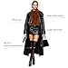Putu Thigh High Boots for Women Pointed Toe Over The Knee Boots Sexy Chunky High Heel Boots for Party, Date Dark Brown 8