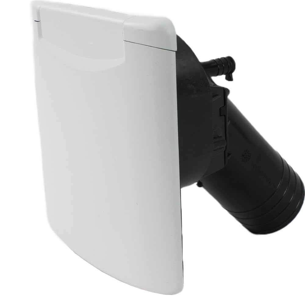 Bouchon de réservoir diesel pour camping-car avec couvercle magnétique Blanc 50 mm