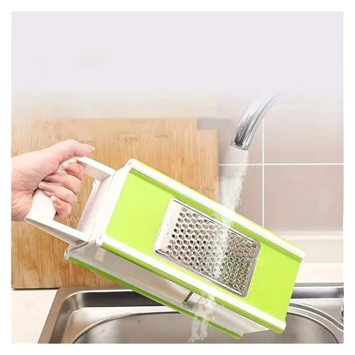 Cortador manual multiusos 5 en 1 para vegetales con contenedor miniatura 4