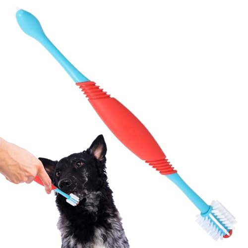 Cepillo Para Perros | Cepillo Con Cabezal Doble Para Limpieza De Perros,Kit De Higiene Bucal Para Mascotas - Uso En Hogar, Viajes, Exteriores, Baño Y Aseo Para Apartamentos