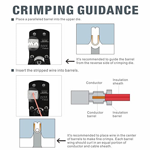 Image of iCrimp IWS-3220M Micro Connector Pin Crimping Tool 0.03-0.52mm 32-20AWG Ratcheting Crimper for D-Sub,Open Barrel suits Molex,JST,JAE
