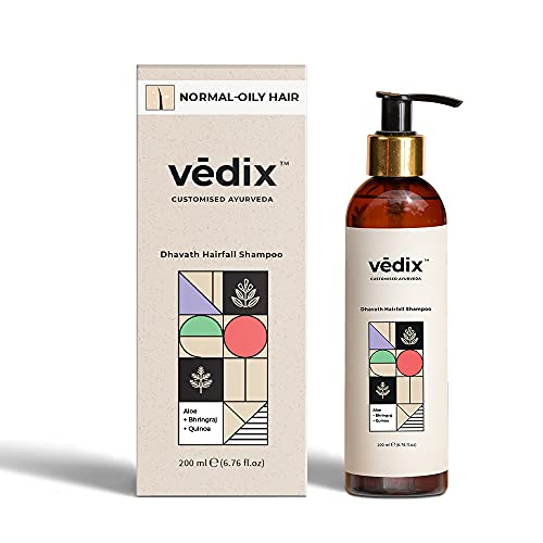 Vedix Dhavath Hairfall Shampoo For Hair Growth | Sulphate Free Ayurvedic Shampoo | 200 ml