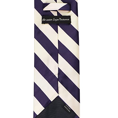 Image of tiemart Men's Striped Tie Standard Length