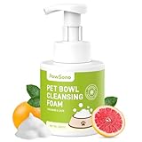 Pet Bowl Cleaner Mousse - Vet Enzyme Formula for Bird Baths & Feeders | Lick-Safe, No Residue | Works on Cat Dishes, Fountains, Toys & Birdhouses (350ml/12oz)