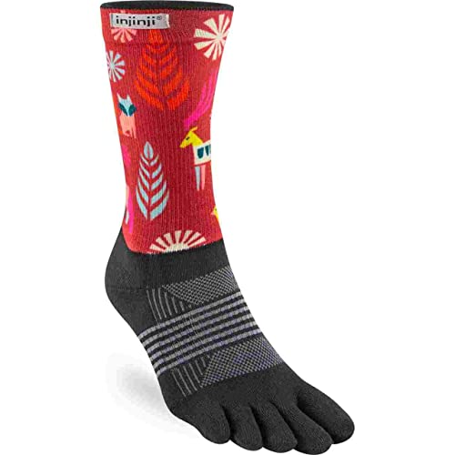 Chaussettes Injinji Trail Crew Folk pour vos randonnées et courses en nature