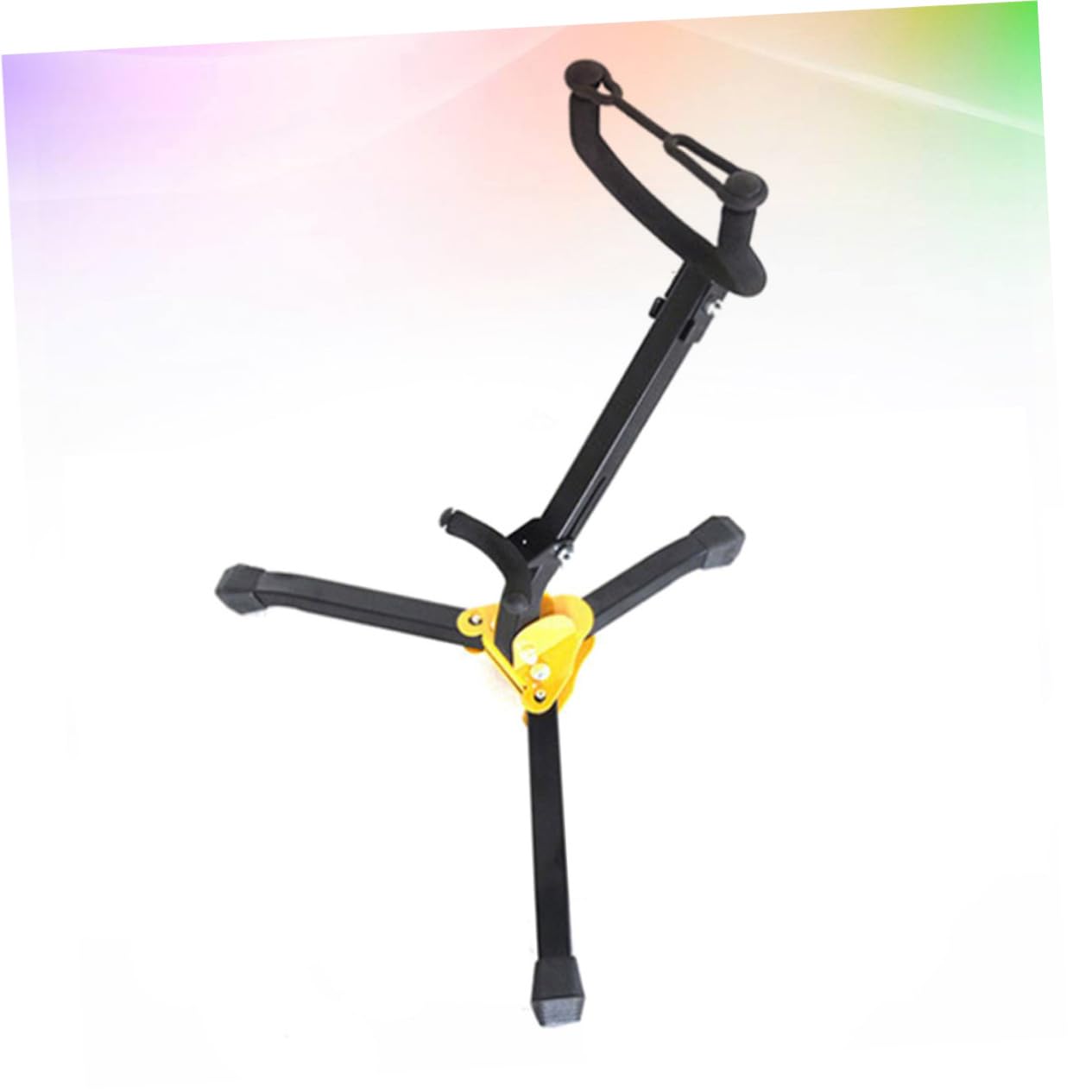 Wakauto Portable Saxophone Holder Saxophone Display Bracket Multi-function Sponge Sleeve for Protection