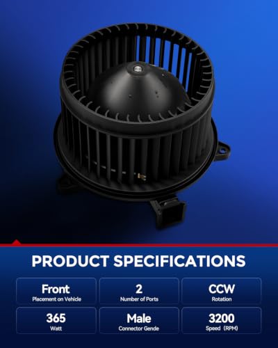 Image of KAX AC Blower Motor for Cruze 2011-2015, Malibu 2013-2015, Regal 2011-2017
