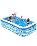 COOYES Inflatable Pool, Blow up Kiddie Pool for Family