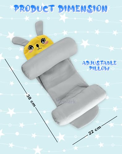 Image of Baby Head Protector Helmet for 6 Months to 3 Years | Soft Cotton Safety Cap with Air Ventilation | Infant Toddler Fall Protection Headgear for Boys & Girls (Grey)