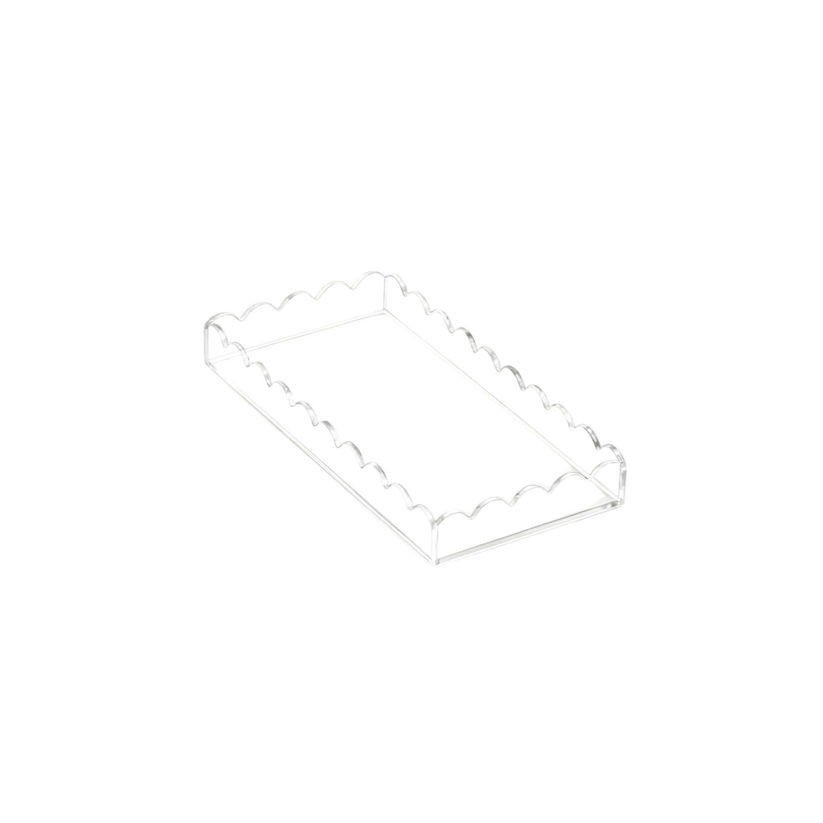APGLSXY Acrylic Bathroom Tray for Fragrances & Cosmetics Countertop Acrylic Perfumes Tray