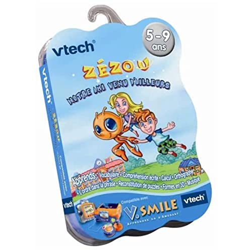 VTech Jeu V.Smile - Zézou, l'extraterrestre : Zézou, Notre ami Venu d'ailleurs