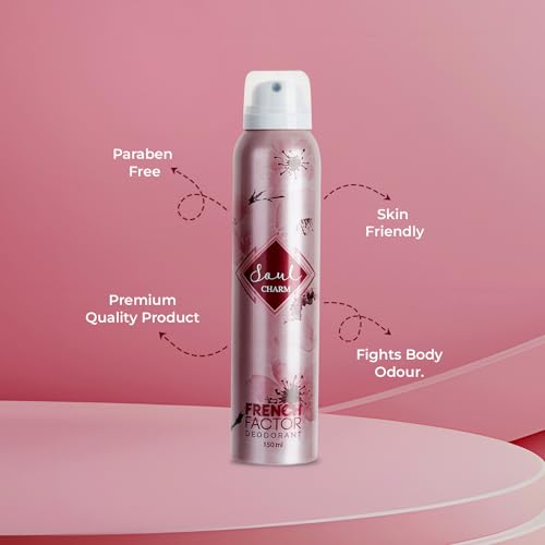 Image of Unlock Confidence with The French Factor Soul Charm Deodorant Spray for Women 150ml - Long-Lasting Fragrance