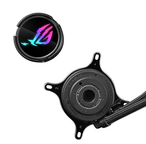Miniatura 6 de ASUS ROG STRIX LC III 240 ARGB - Refrigerador líquido AiO con bloque de agua giratorio en 360°, bomba Gen7 v2 de Asetek, ventiladores ROG ARGB y más de 10 efectos de iluminación Aura personalizados