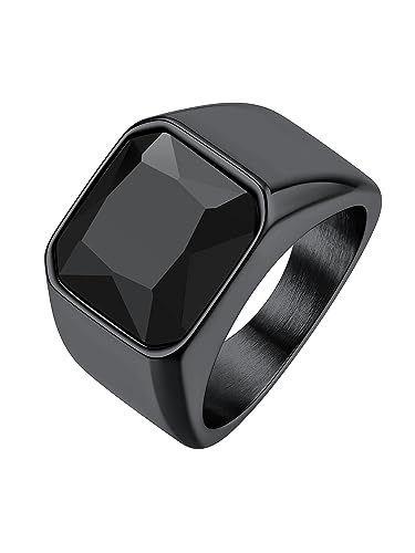 Mens Rings Size 11 Black Ring Mens Fashion Ring Men Black Rings