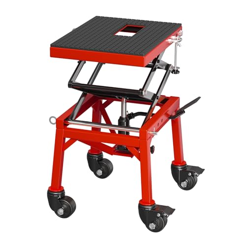 Hydraulic Motorcycle Lift Jack,350 Lbs Scissor Lift Table,14