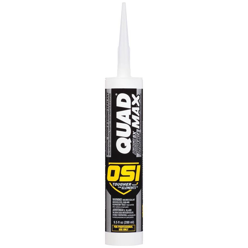 OSI 1868723 Quad Max Window, Door & Siding Sealant, Cedar, 9.5 Oz